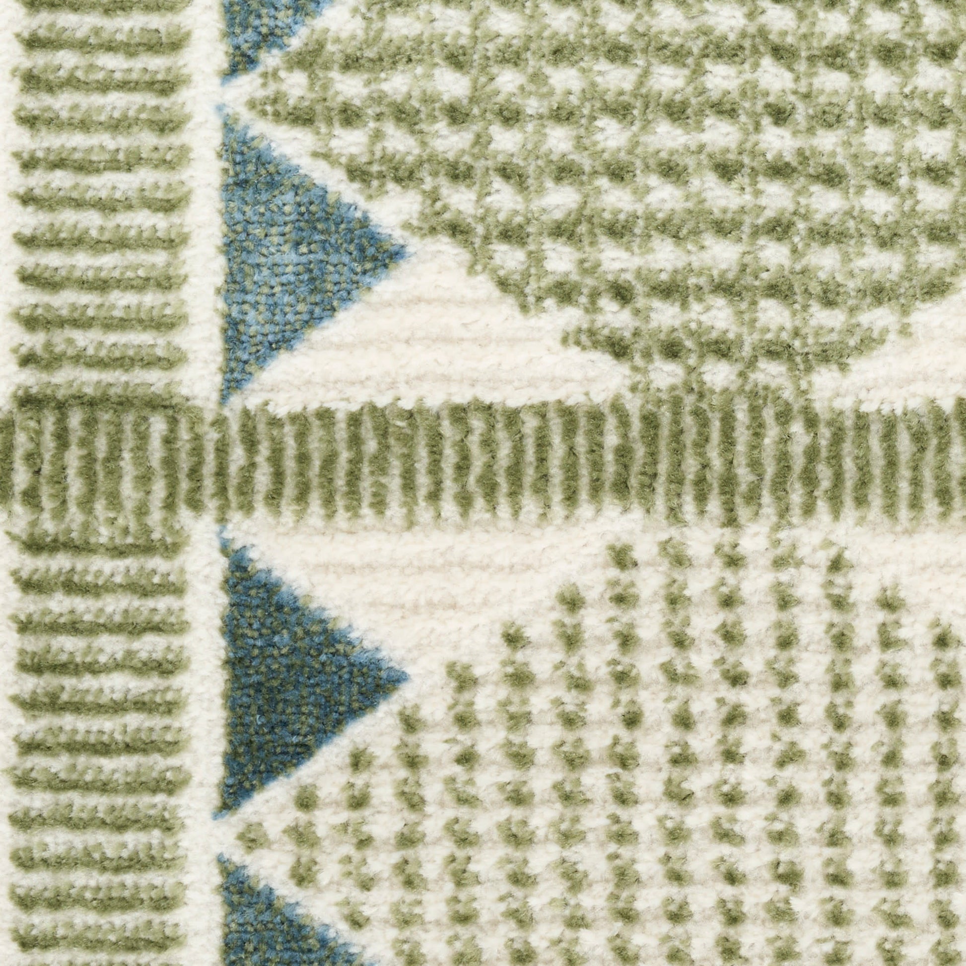 Nourison Home Nordic  Green Blue  Contemporary