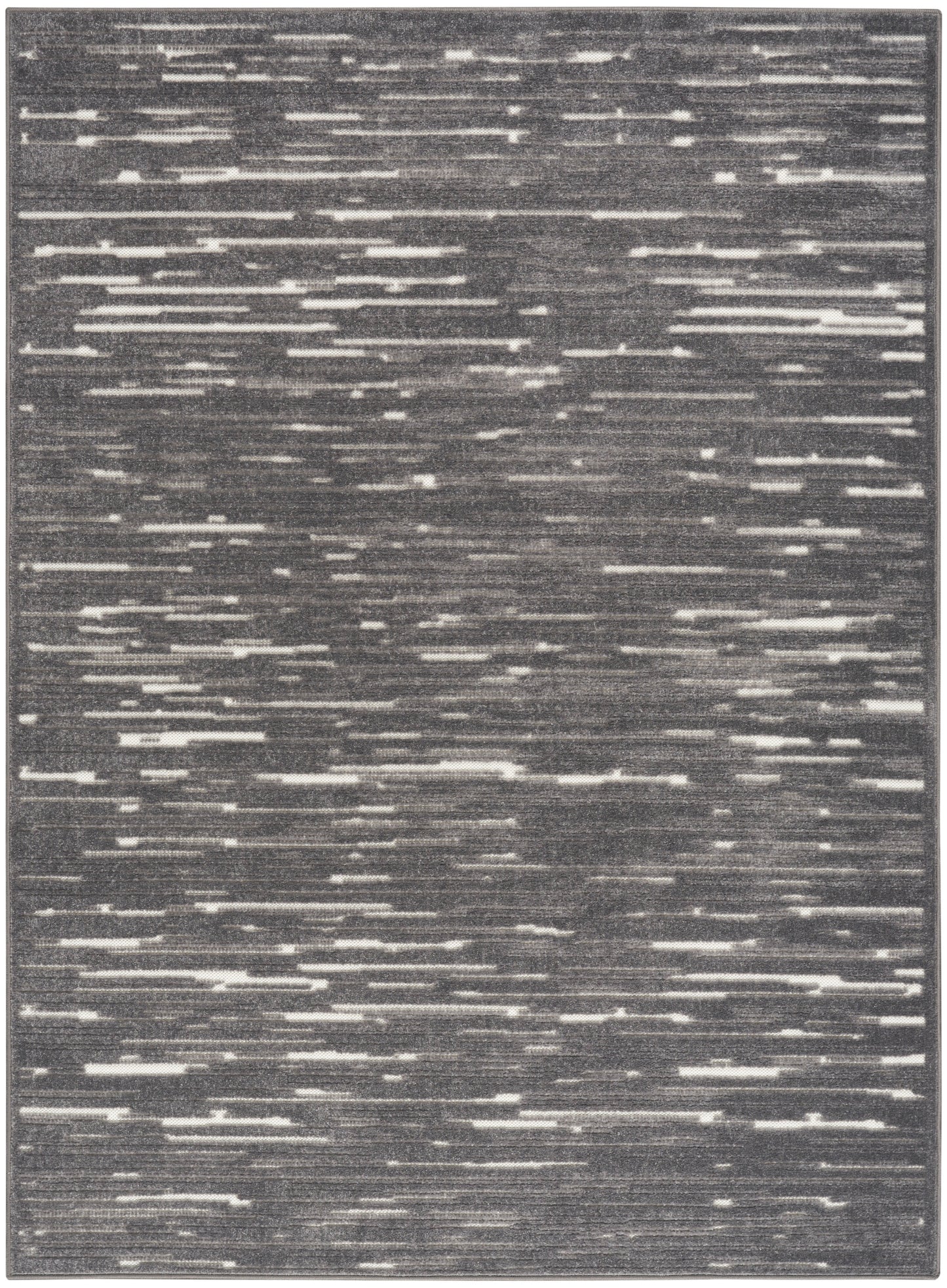 Nourison Home Care Free CAF04 Grey Contemporary Loom-woven Rug