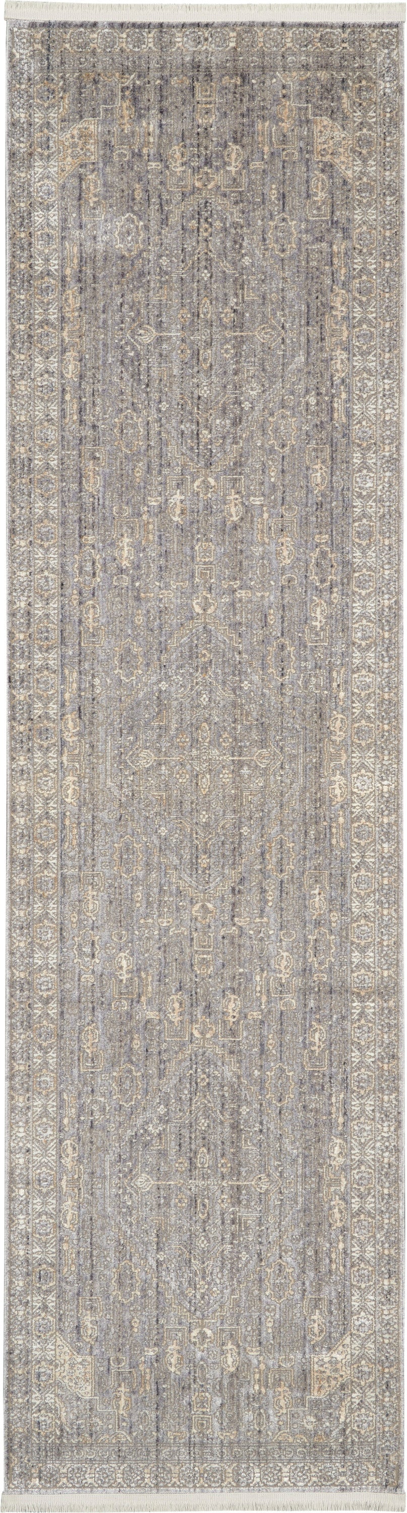 Nourison Home Lustrous Weave LUW02 Grey Beige  Power-loomed Rug