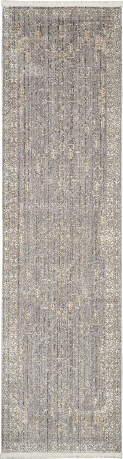 Nourison Home Lustrous Weave LUW02 Grey Beige  Power-loomed Rug