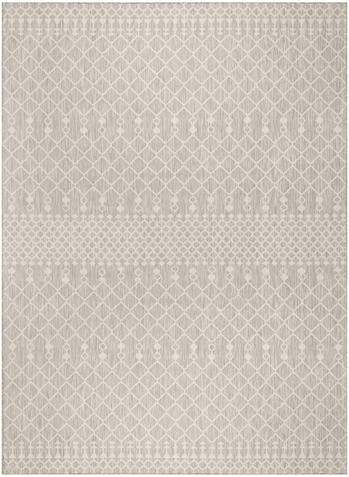 Nourison Home Positano  Light Grey  Contemporary
