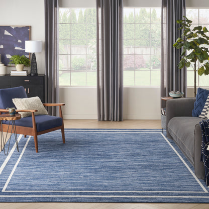 Nourison Home Nourison Essentials  Navy Ivory  Contemporary