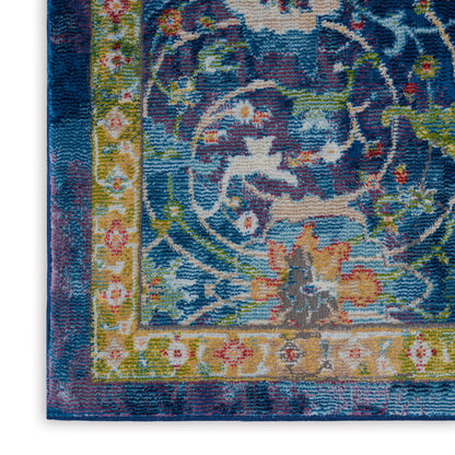 Nourison Home Ankara Global  Blue  Traditional