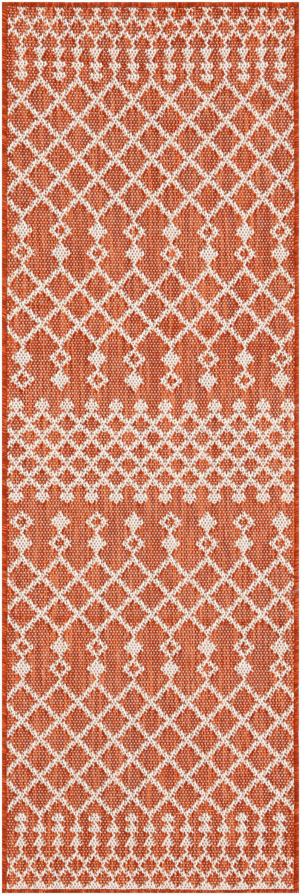 Nourison Home Positano POS02 Terracotta Contemporary Power-loomed Rug