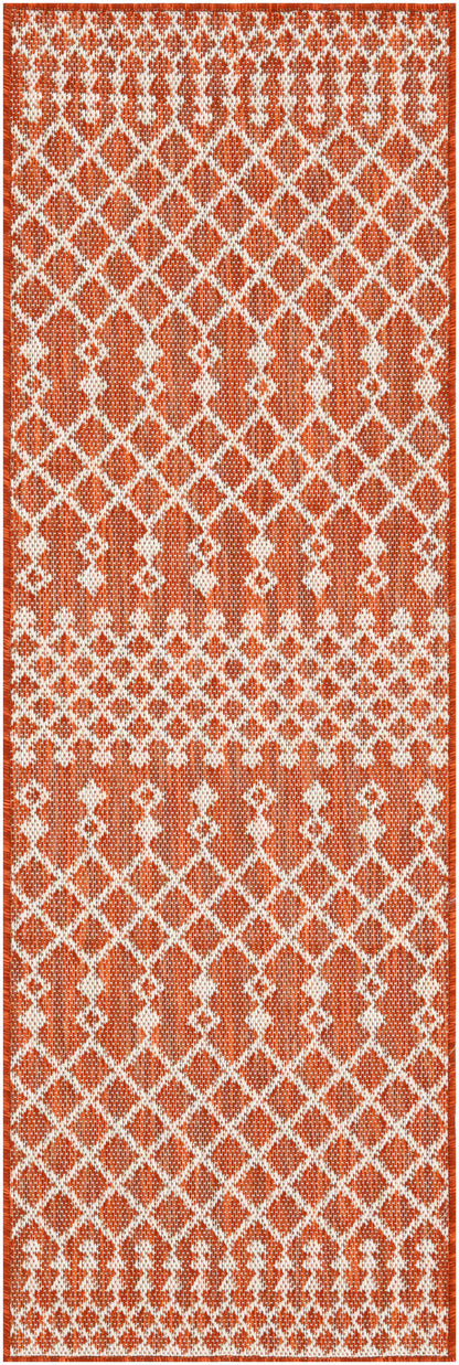 Nourison Home Positano POS02 Terracotta Contemporary Power-loomed Rug