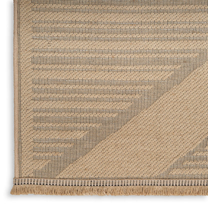 Nourison Home Washable Jute  Natural Beige  Contemporary