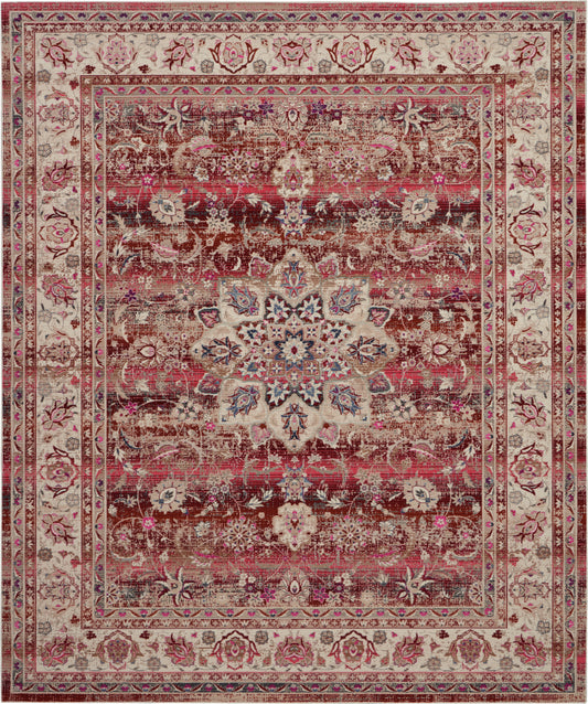 Nourison Home Vintage Kashan  Red  Traditional