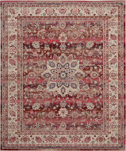 Nourison Home Vintage Kashan  Red  Traditional