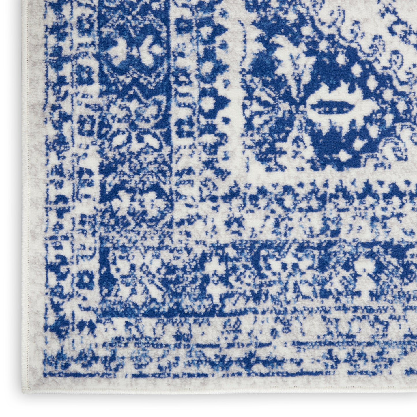 Nourison Home Whimsicle  Ivory Navy  Transitional