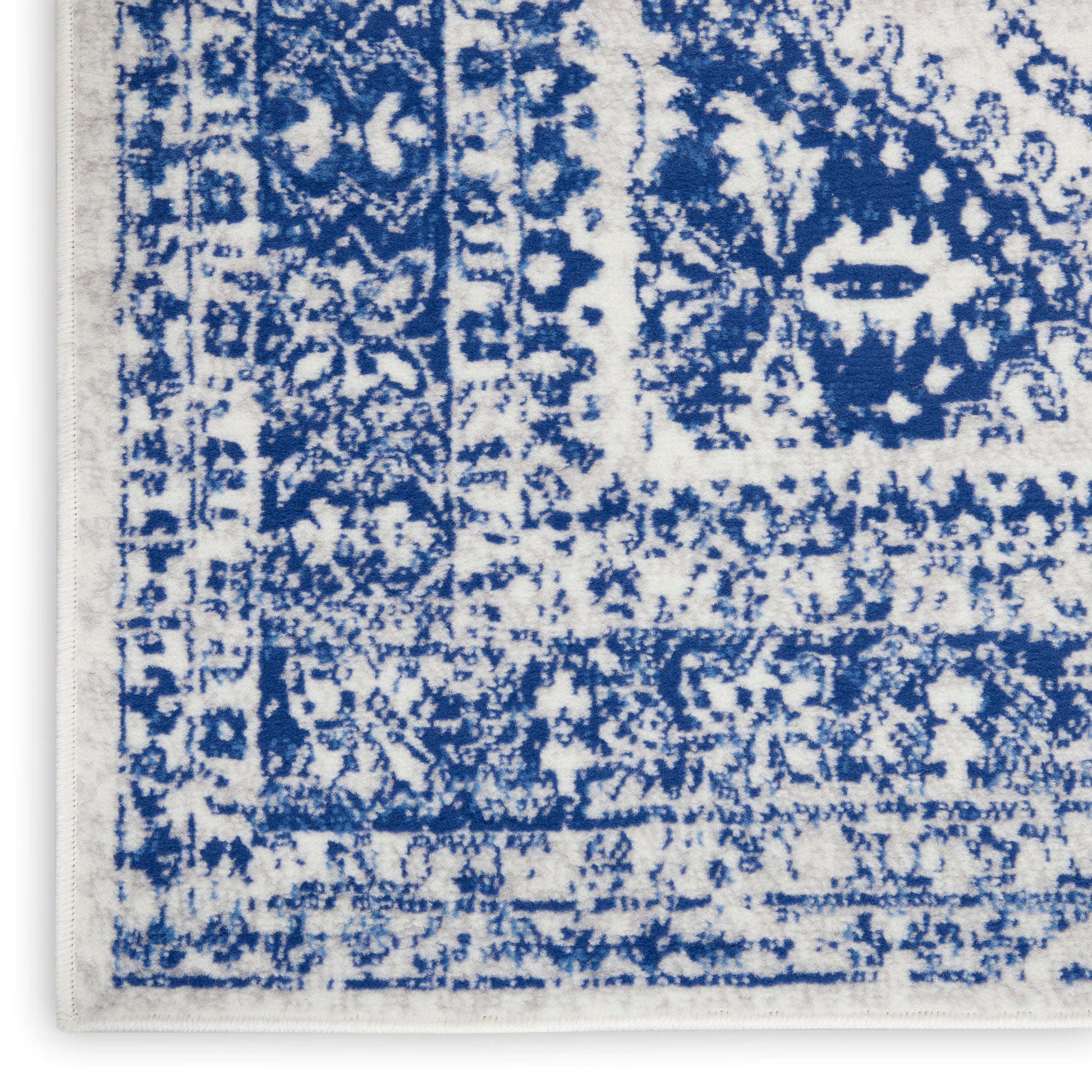 Nourison Home Whimsicle  Ivory Navy  Transitional