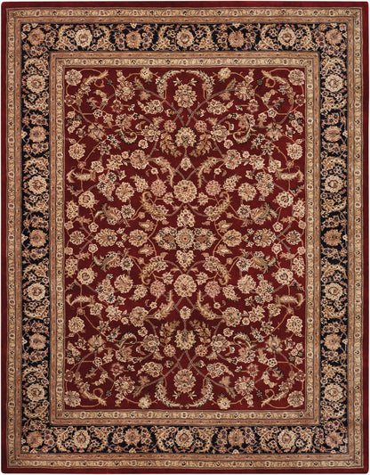 Nourison Home Nourison 2000 2002 Burgundy Traditional Tufted Rug