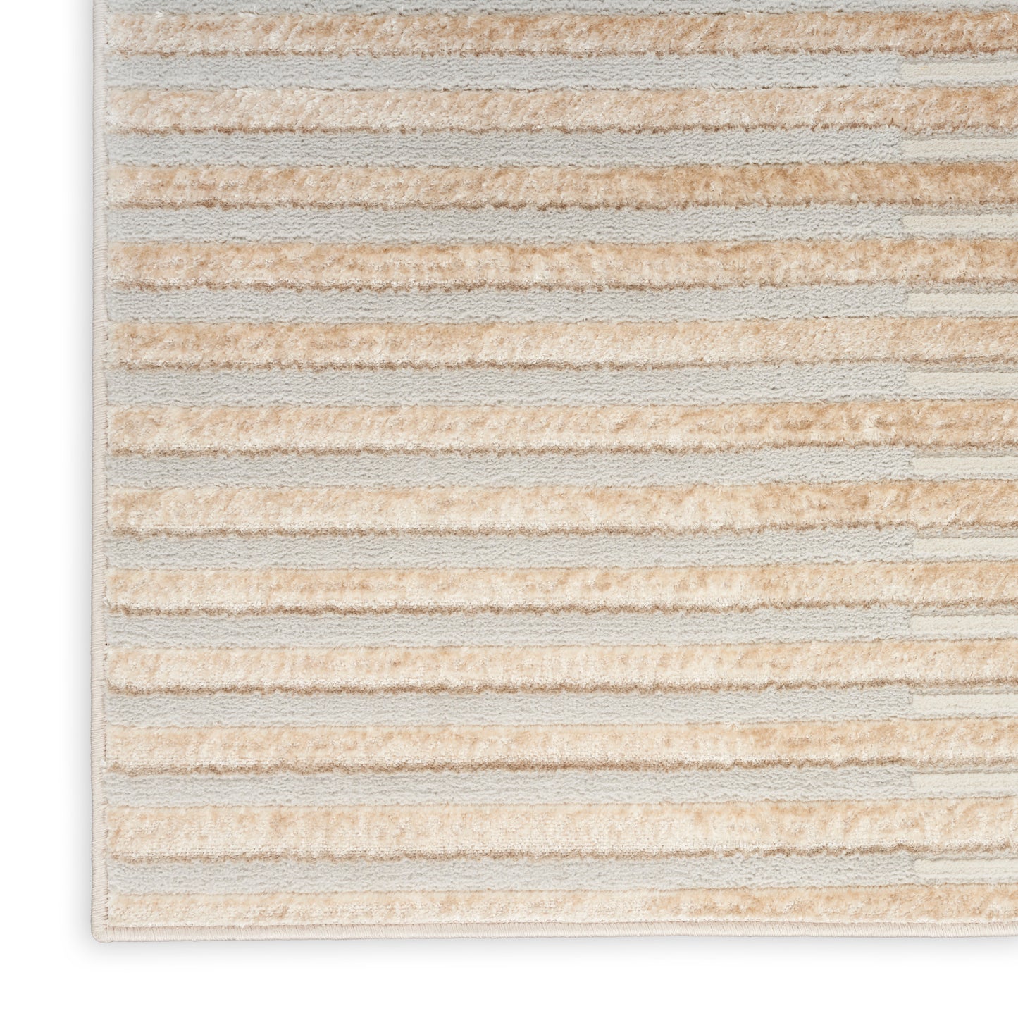 Nourison Home Splash  Beige Silver  Contemporary