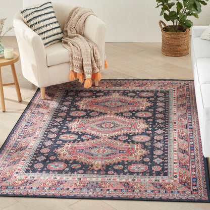 Nourison Home Vintage Home  Navy  Traditional