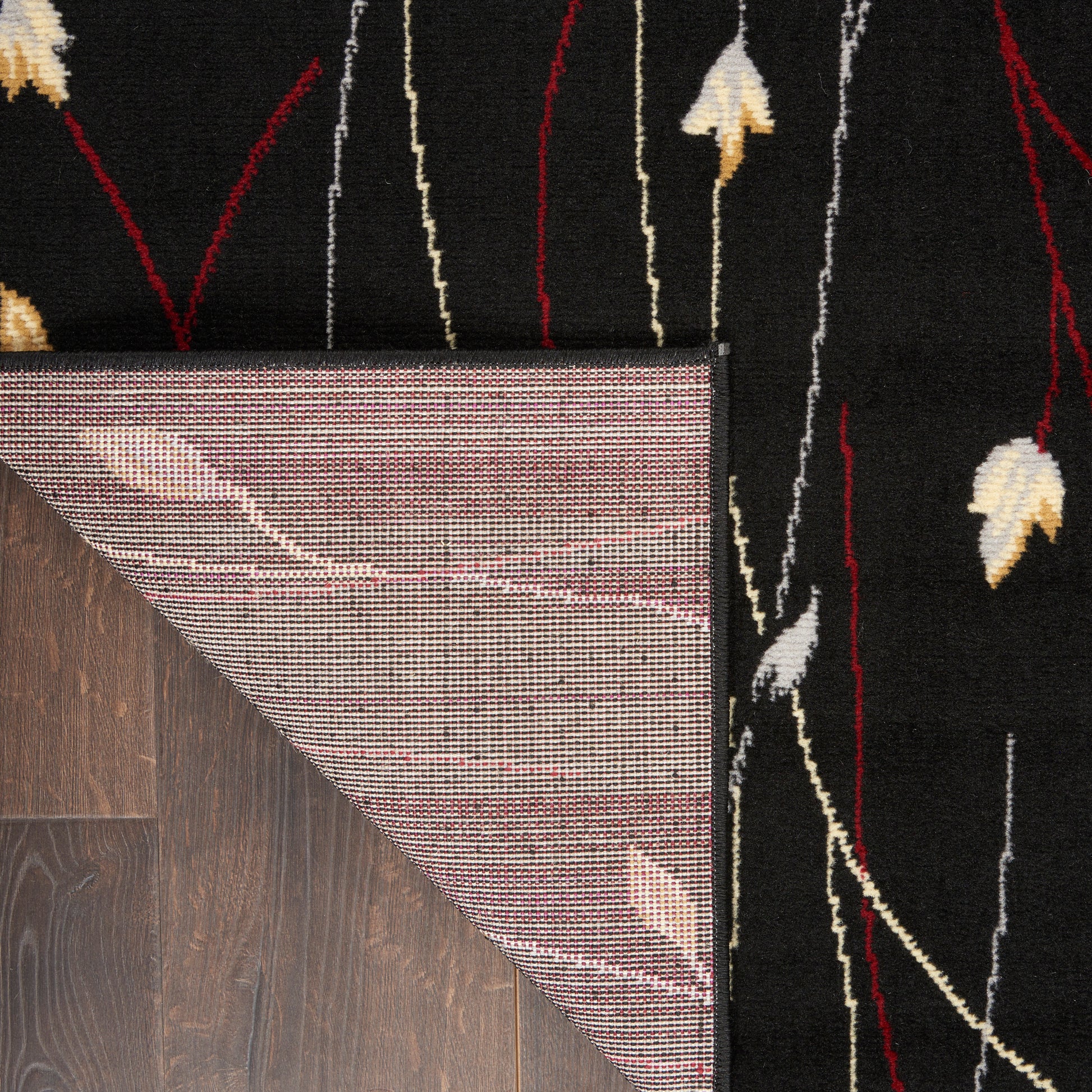 Nourison Home Grafix  Black  Contemporary