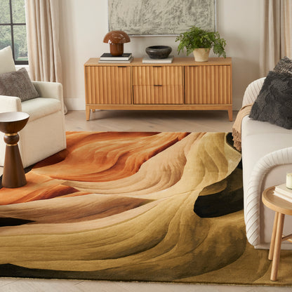 Nourison Home Prismatic  Multicolor  Contemporary