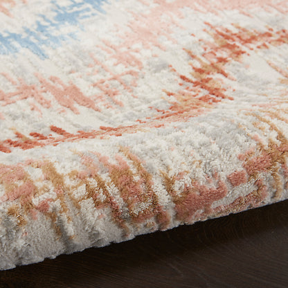 Nourison Home Elation  Ivory Multicolor  Contemporary