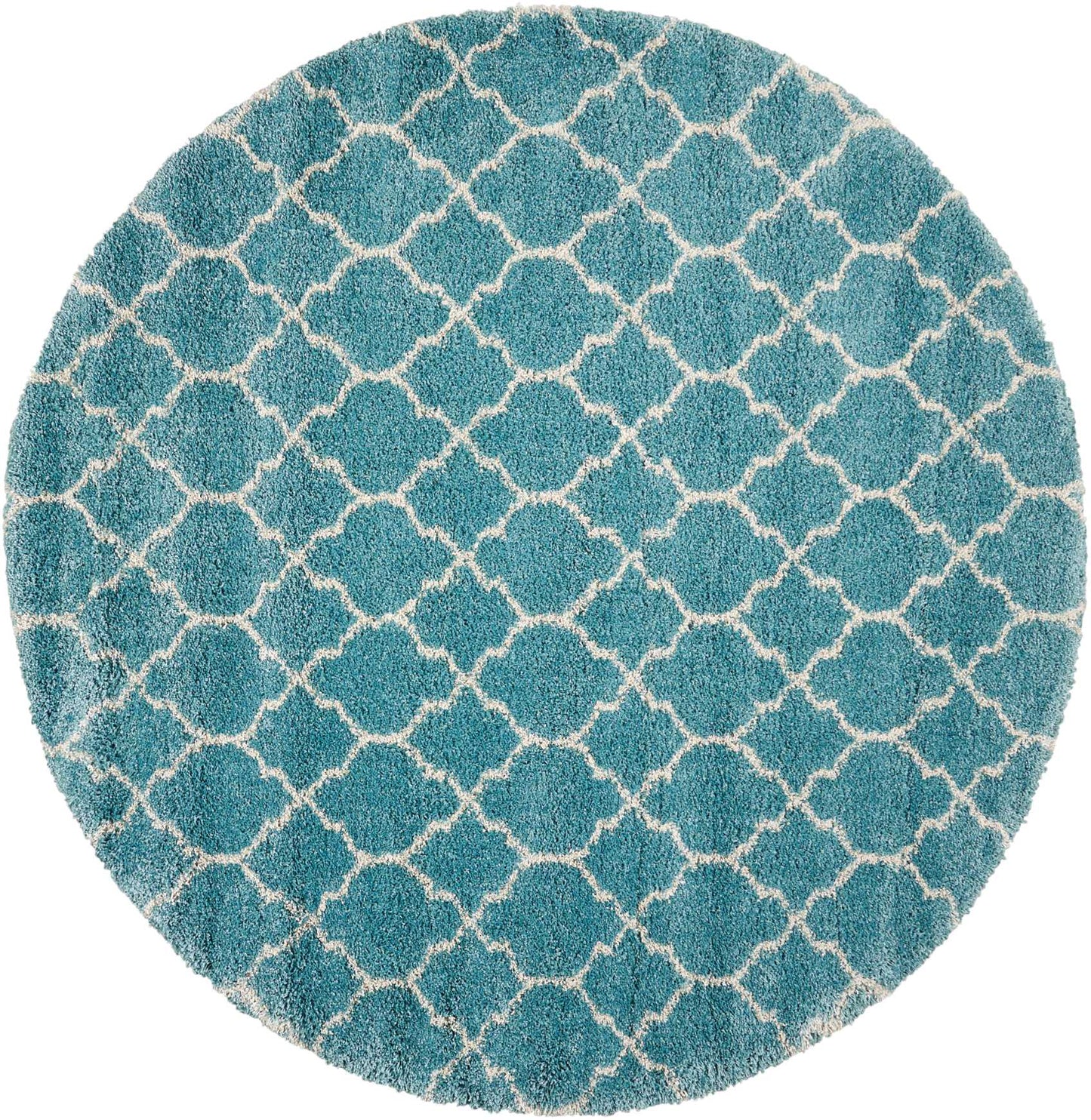 Nourison Home Amore AMOR2 Aqua Contemporary Power-loomed Rug