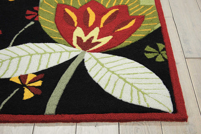 Nourison Home Fantasy  Black  Transitional