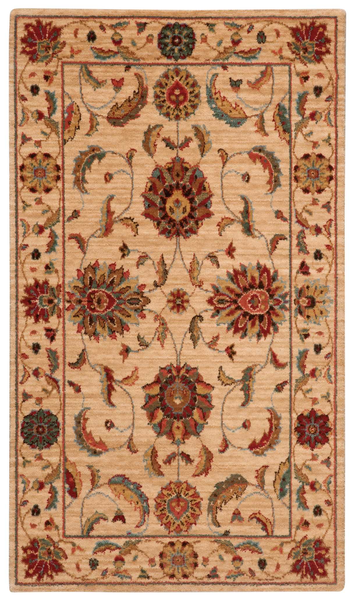 Nourison Home Living Treasures LI04 Ivory Traditional Loom-woven Rug