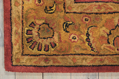 Nourison Home Jaipur  Burgundy  Traditional