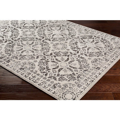 Surya Bahar BHR-2318 Charcoal Traditional Machinemade Rug