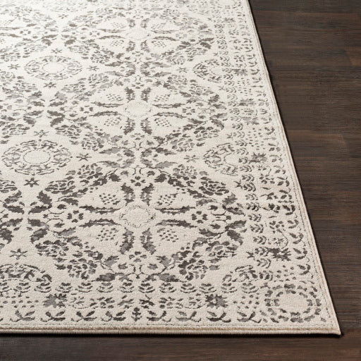 Surya Bahar BHR-2318 Charcoal Traditional Machinemade Rug