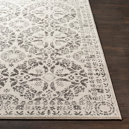 Surya Bahar BHR-2318 Charcoal Traditional Machinemade Rug