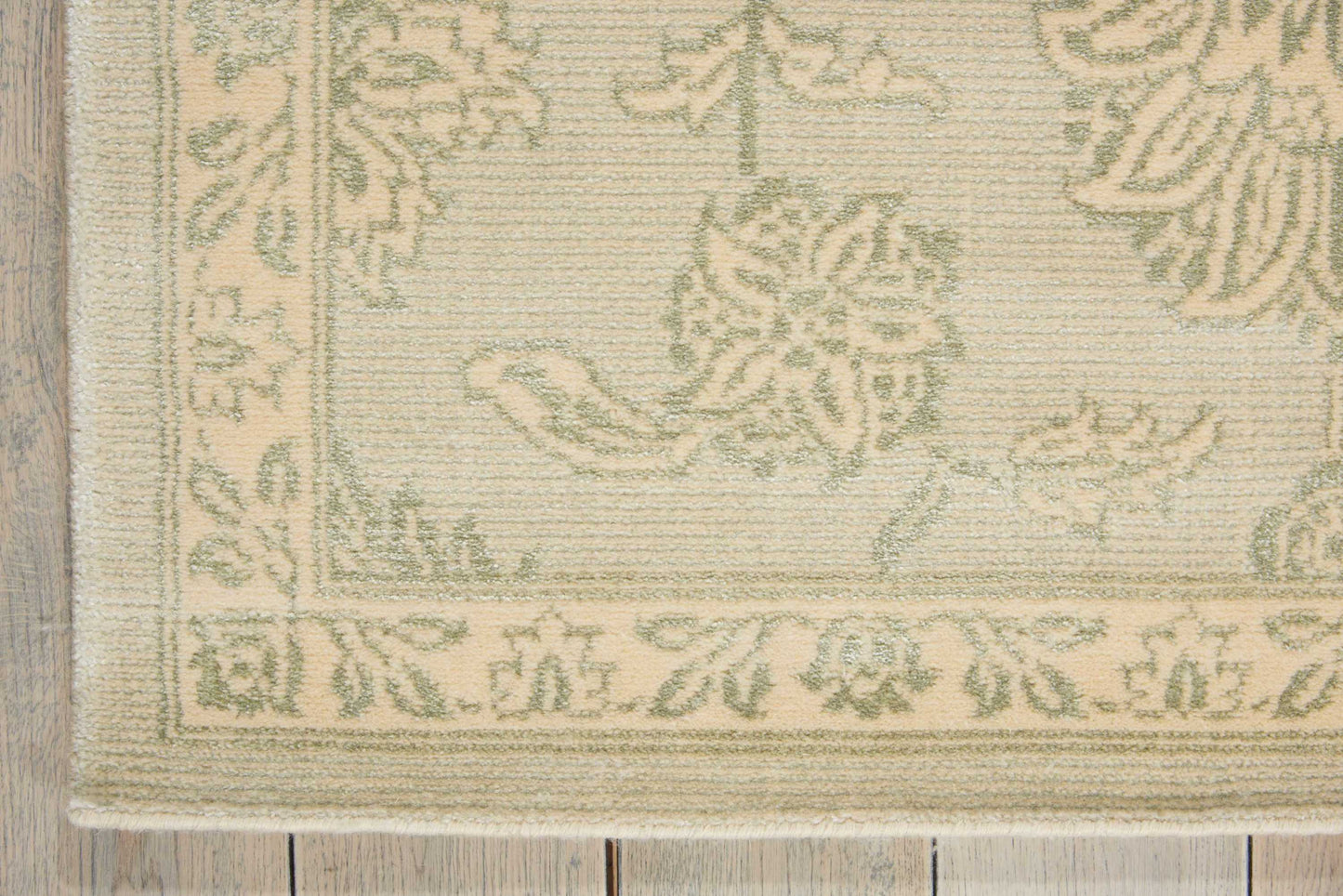 Nourison Home Luminance  Cream Mint  Transitional