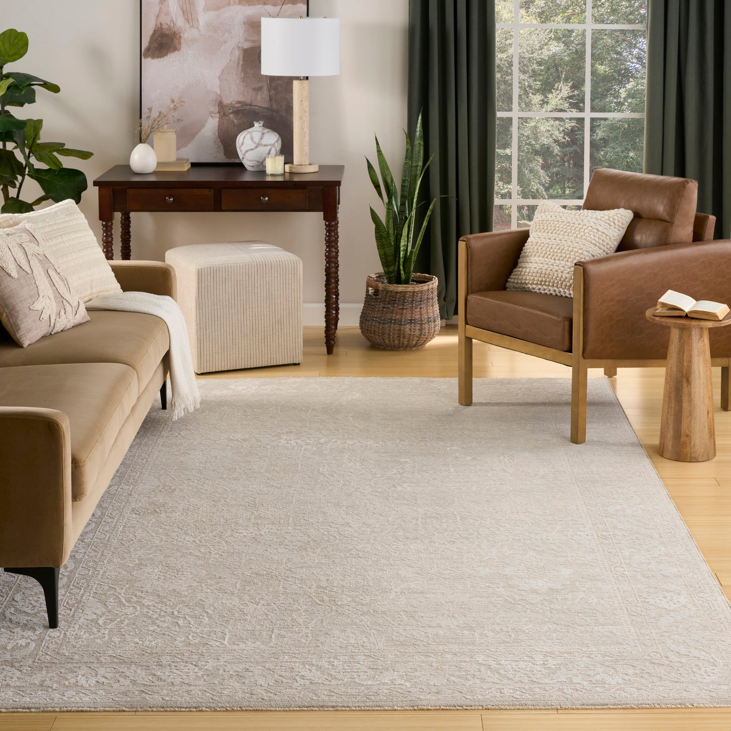 Nourison Home Envy  Cream  Traditional