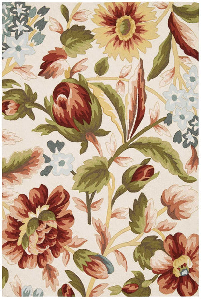 Nourison Home Fantasy FA23 Ivory Contemporary Hooked Rug