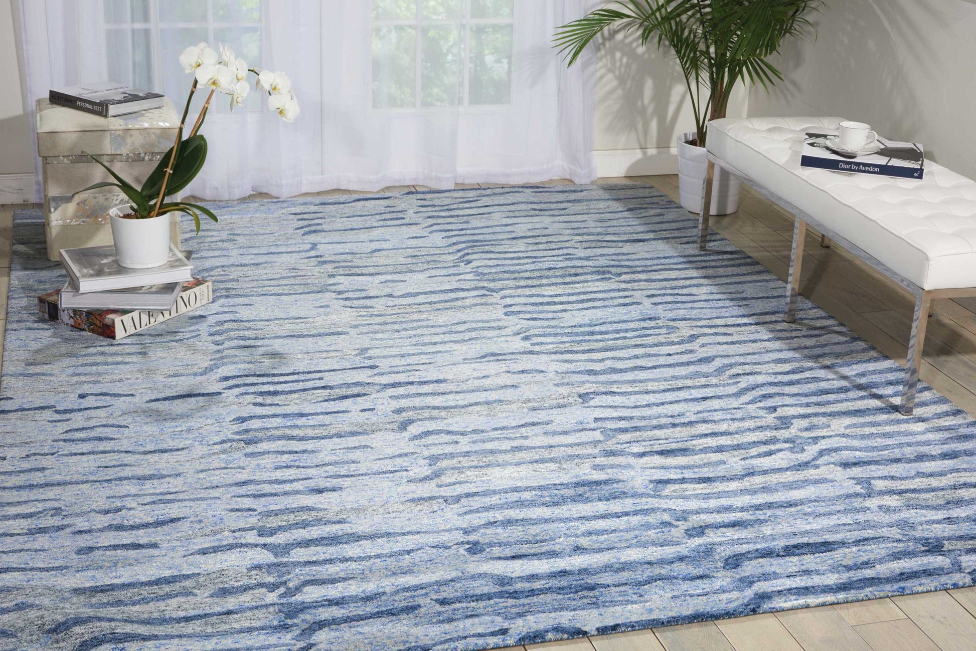 Nourison Home Gemstone  Lapis  Contemporary