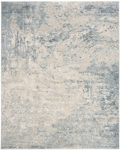Nourison Home Envy EVV01 Blue Silver Contemporary Machine Woven Rug