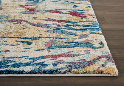 Nourison Home Fusion  Cream Multicolor  Contemporary