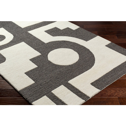 Surya Brook BKO-2303 White Modern Tufted Rug