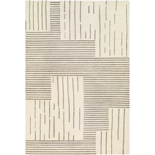 Surya Brook BKO-2311 Charcoal Modern Tufted Rug