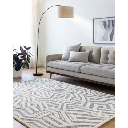 Surya Brook BKO-2316 Cream Modern Tufted Rug