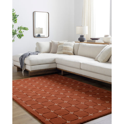 Surya Brook BKO-2334 Rust Modern Tufted Rug