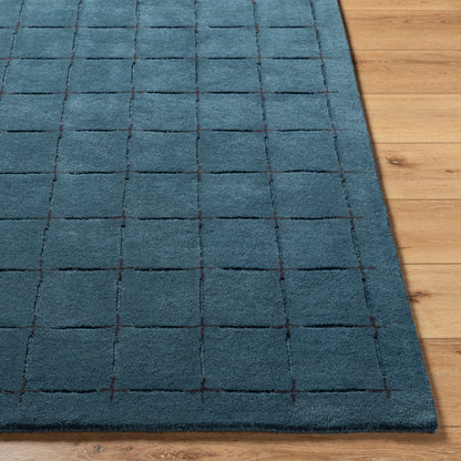 Surya Brook BKO-2336 Dark Blue Modern Tufted Rug