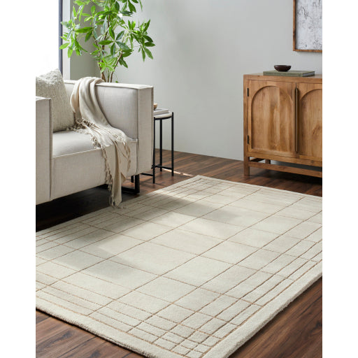 Surya Brook BKO-2337 Oatmeal Modern Tufted Rug
