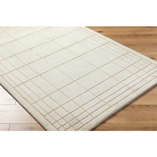 Surya Brook BKO-2337 Oatmeal Modern Tufted Rug