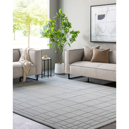 Surya Brook BKO-2340 Medium Gray Modern Tufted Rug