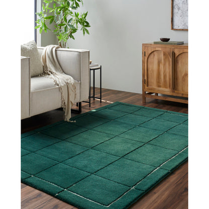 Surya Brook BKO-2351 Dark Green Modern Tufted Rug