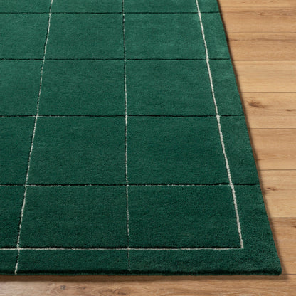 Surya Brook BKO-2351 Dark Green Modern Tufted Rug