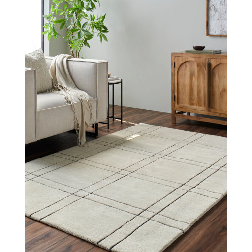 Surya Brook BKO-2356 Beige Modern Tufted Rug