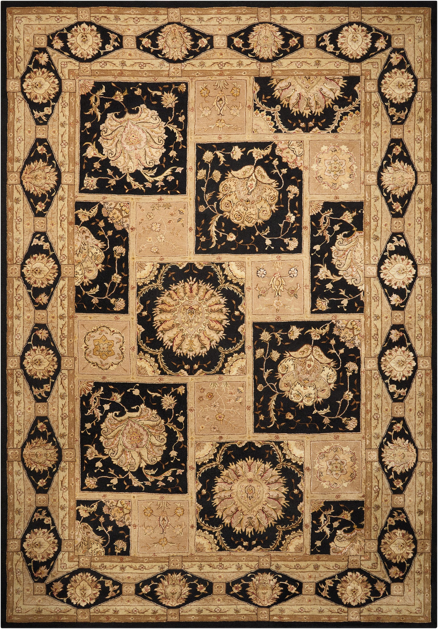 Nourison Home Nourison 3000 3107 Black Traditional Tufted Rug