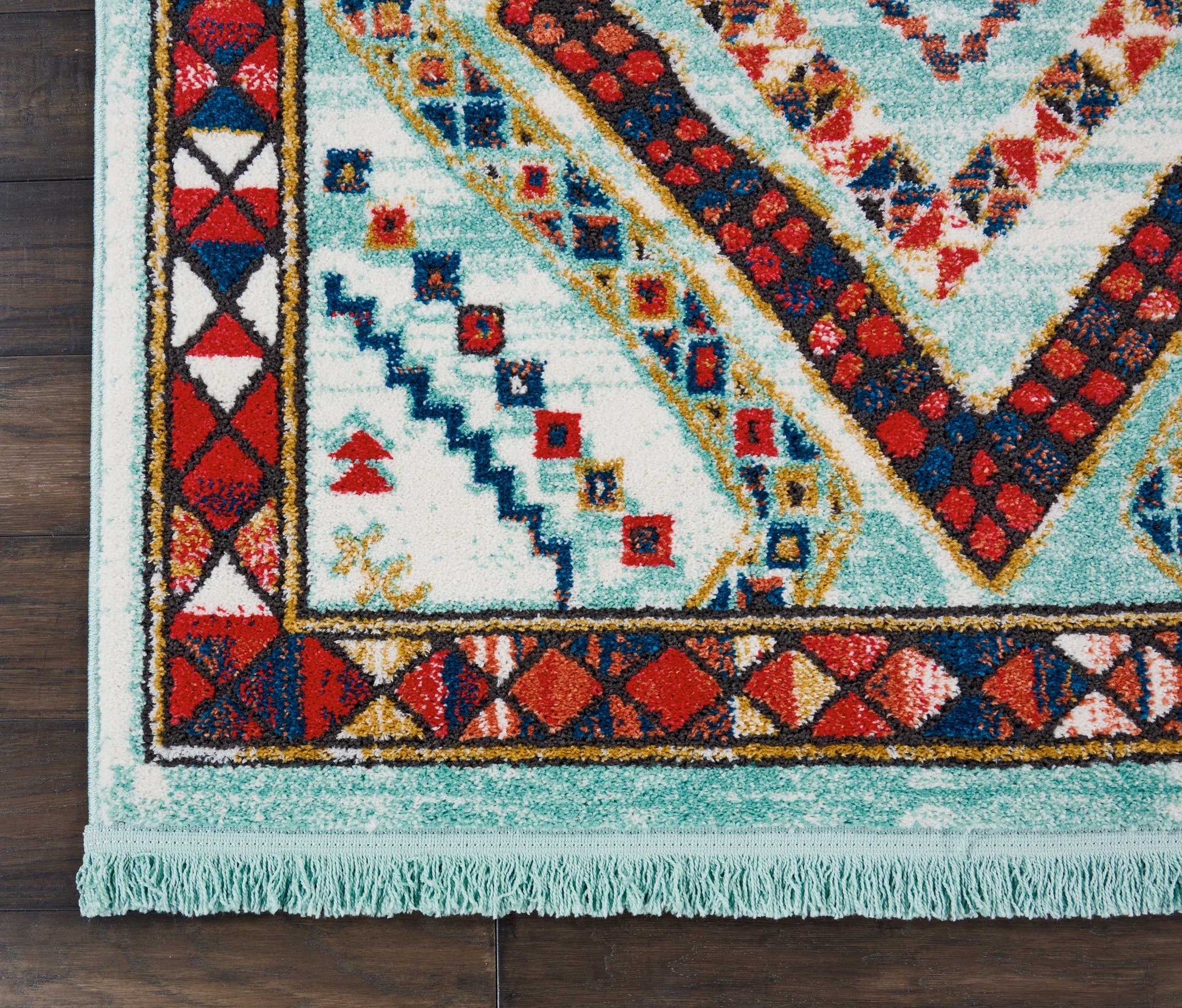 Nourison Home South Western  Aqua  Transitional