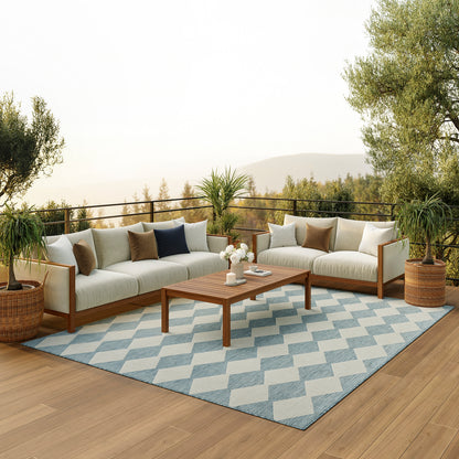 Nourison Home Positano  Aqua  Contemporary