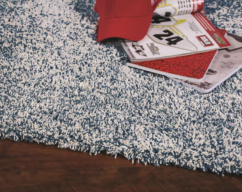 Kas Bliss 1589 Indigo Ivory Heather Casual Machine Made Rug