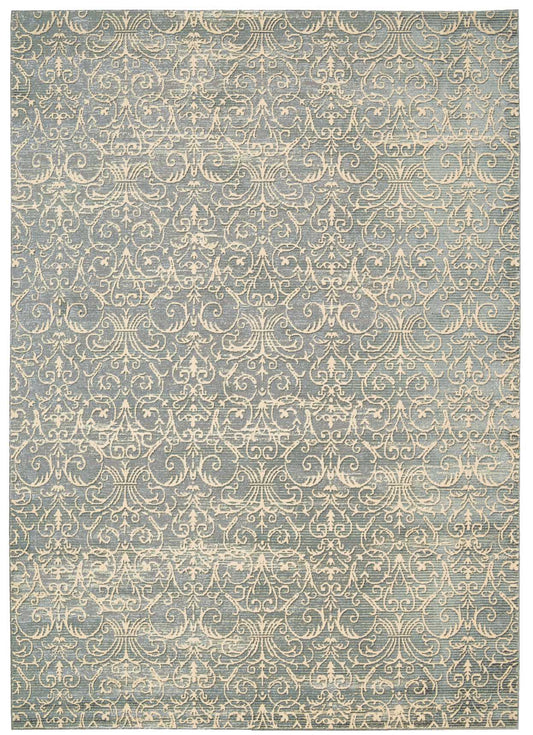 Nourison Home Luminance  Cobalt  Transitional