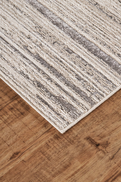 Feizy Micah 3337F Black Dark Gray Modern/Industrial Machine Woven Rug - Rugs - Feizy - Atlanta Designer Rugs